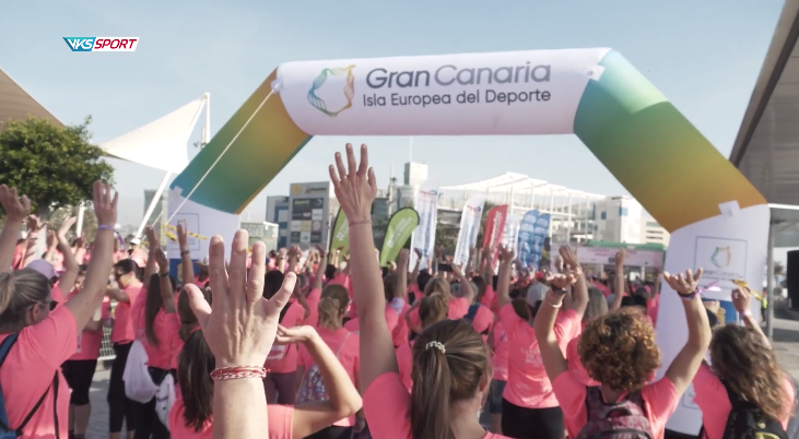Gran Canaria ha celebrado la segunda edición de la Carrera de la Mujer Central Lechera Asturiana con la participación de más de 3.000 mujeres