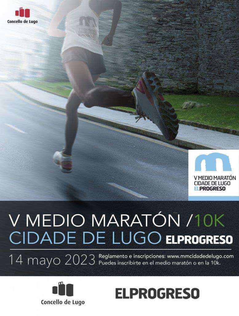 Lugo se convirtió en el epicentro de la emoción este domingo con la quinta edición del Medio Maratón Cidade de Lugo El Progreso.