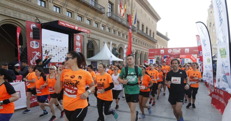 Ponle Freno vuelve a Zaragoza para correr por la seguridad vial y recaudar fondos. La carrera batió récord con cerca de 3000 participantes.