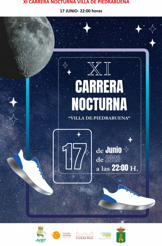 Prepárate para vivir una emocionante experiencia deportiva en la XI edición de la Carrera Nocturna Villa de Piedrabuena 2023
