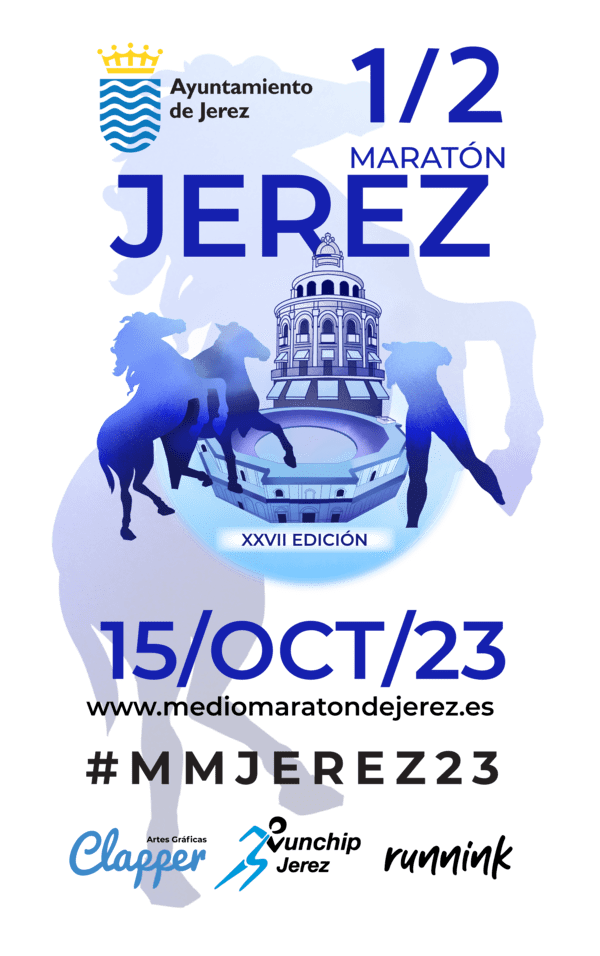 El XXVII Medio Maratón de Jerez está de vuelta, y lo hace con nueva fecha y emocionantes novedades en colaboración con el Ayto de Jerez.