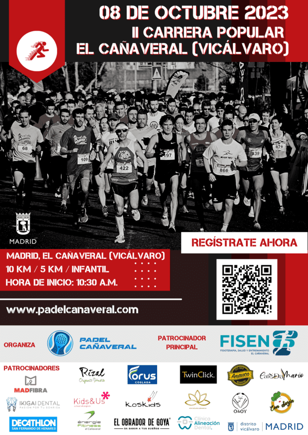 La II Carrera Popular El Cañaveral 10k 2023 está a la vuelta de la esquina, y con un itinerario de tipo circular.