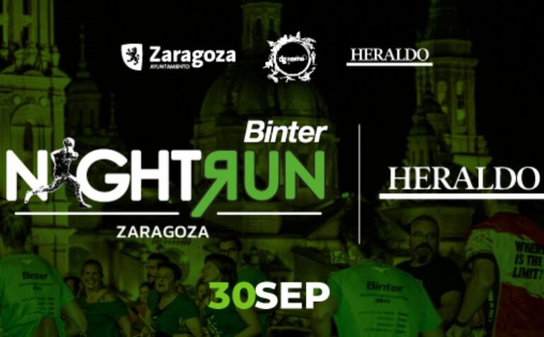 El 30 de septiembre de 2023, la emblemática Plaza del Pilar se transformará en el escenario principal de la Binter Night Run Zaragoza.