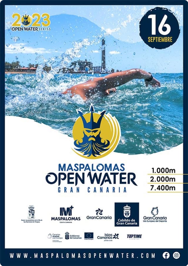 Maspalomas Open Water Gran Canaria 2023: Una cita ineludible para los amantes del nado en aguas abiertas en la isla de Gran Canaria.