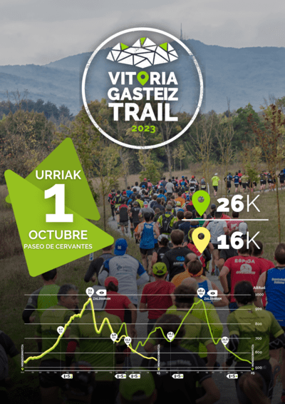 La XIII Edición del Vitoria-Gasteiz Trail, una competición de trail running organizada por Ascentium Eventos Deportivos