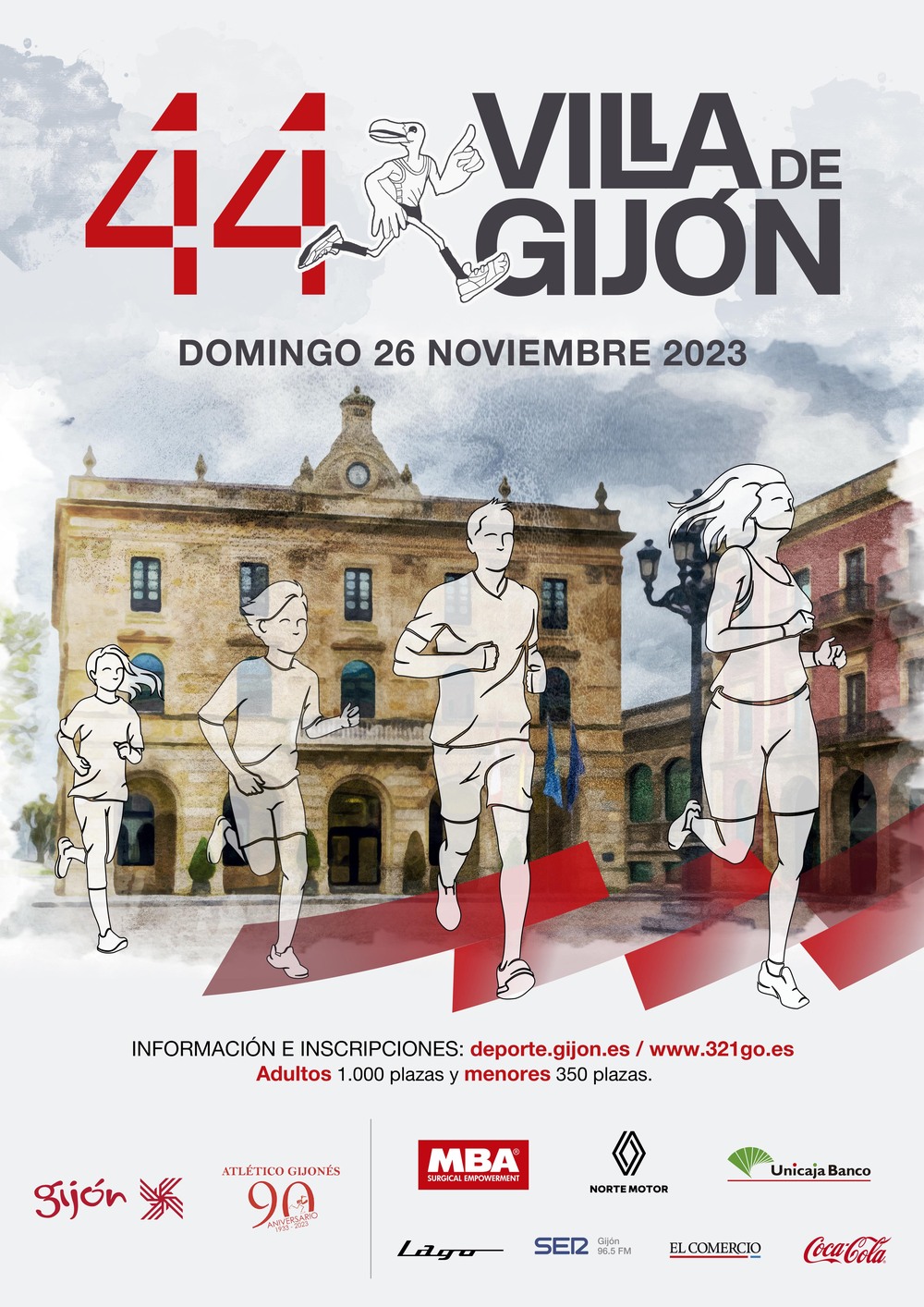 El 44 Cross Popular Villa de Gijón se ha convertido en una tradición imperdible en el calendario de deportes de la ciudad.