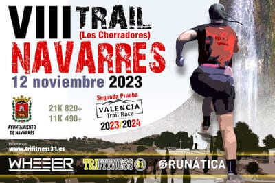 El próximo 12 de noviembre, Navarrés, en colaboración con Trifitness31, se convertirá en el anfitrión del VIII Trail de Navarrés.