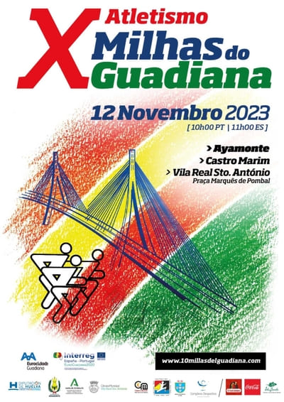 La X Millas del Guadiana se llevará a cabo el 12 de noviembre de 2023, comenzando a las 11:00 horas según el horario español.