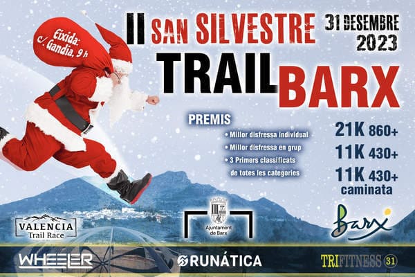 El deporte y la naturaleza se fusionan en el II San Silvestre Trail Barx, un evento organizado por Trifitness31 junto al Ayuntamiento de Barx