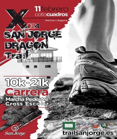 El X San Jorge Dragon Trail 2024 está a punto de celebrar su X aniversario, y es un hito que marca una década de pasión por el trail running.