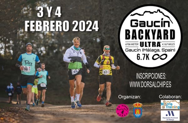 Gaucín Backyard se llevará a cabo el 3 de febrero de 2024, es una edición oficial del calendario BackyardUltra a nivel mundial.