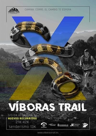 El Ayuntamiento de Algodonales y el Club Atletismo Algodonales se unen una vez más para llevar a cabo el "X Víboras Trail".