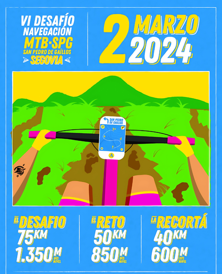 El MTB-SPG San Pedro de Gaíllos celebra su sexta edición este sábado 2 de marzo, en el municipio segoviano, con hasta 3 diferentes categorías