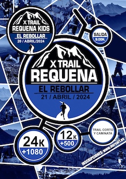 El próximo domingo 21 de abril se llevará a cabo el X Trail de Requena El Rebollar, una prueba que se celebrará en la Comunidad Valenciana.