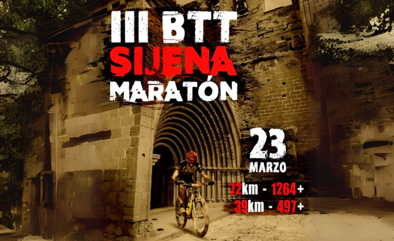 La III BTT SIJENA se celebrará el próximo 23 de marzo y partirá desde el Monasterio de Santa María, contando con dos recorridos de 72km y 39km
