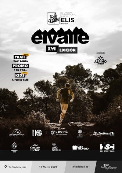 XVI Edición de ELIS El Valle Trail, una apasionante carrera por montaña que se realizará en el Parque Regional El Valle y Carrascoy.