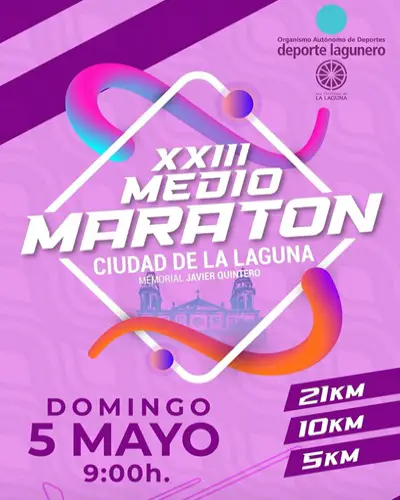 El Excmo. Ayuntamiento de La Laguna anuncia la vigesimotercera edición del Medio Maratón Ciudad de La Laguna.