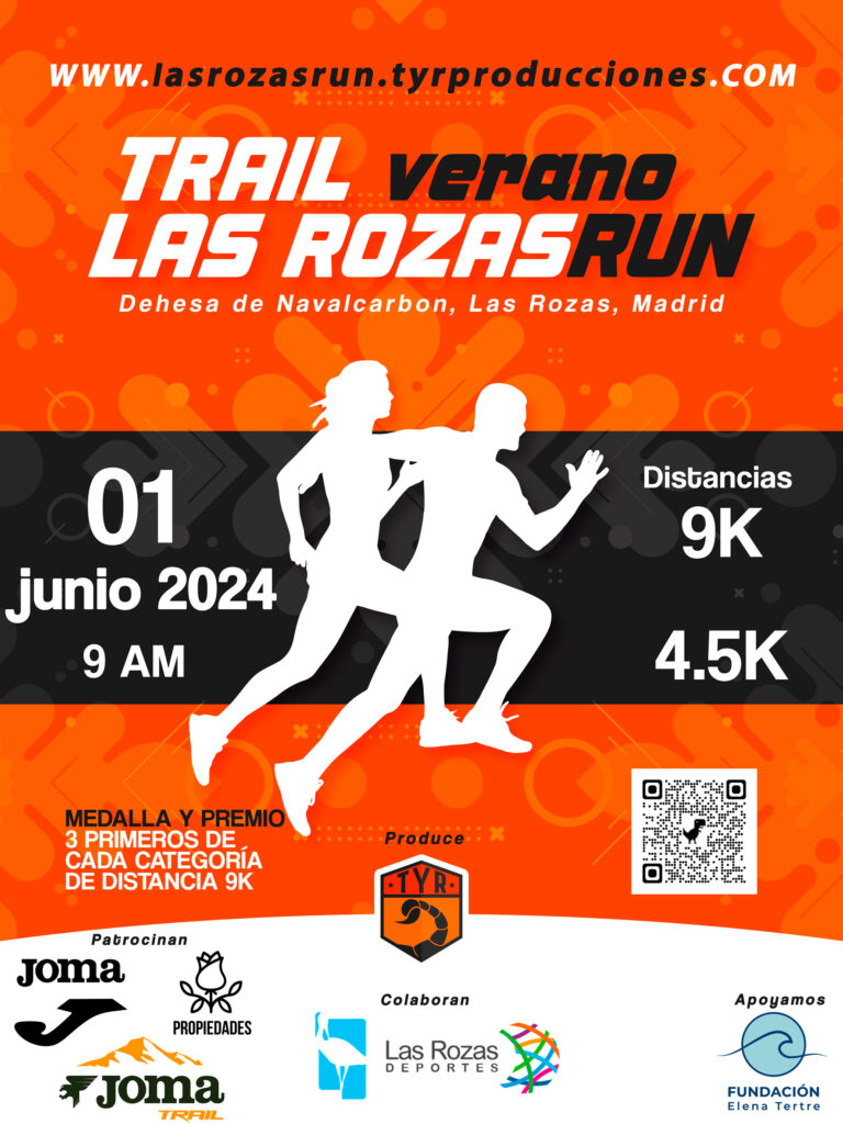 El próximo sábado 1 de junio de 2024, Las Rozas se vestirá de deporte y solidaridad con la celebración del Las RozasRun 2024