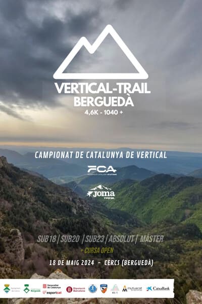 El Berguedà se prepara para recibir a los amantes del trail con la cuarta edición de la Vertical Trail, en Cataluña.