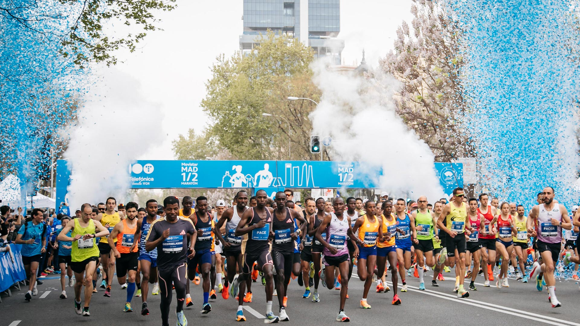 La capital se convierte el 6 de abril en una gran fiesta del running con el Movistar Madrid Medio Maratón 2025