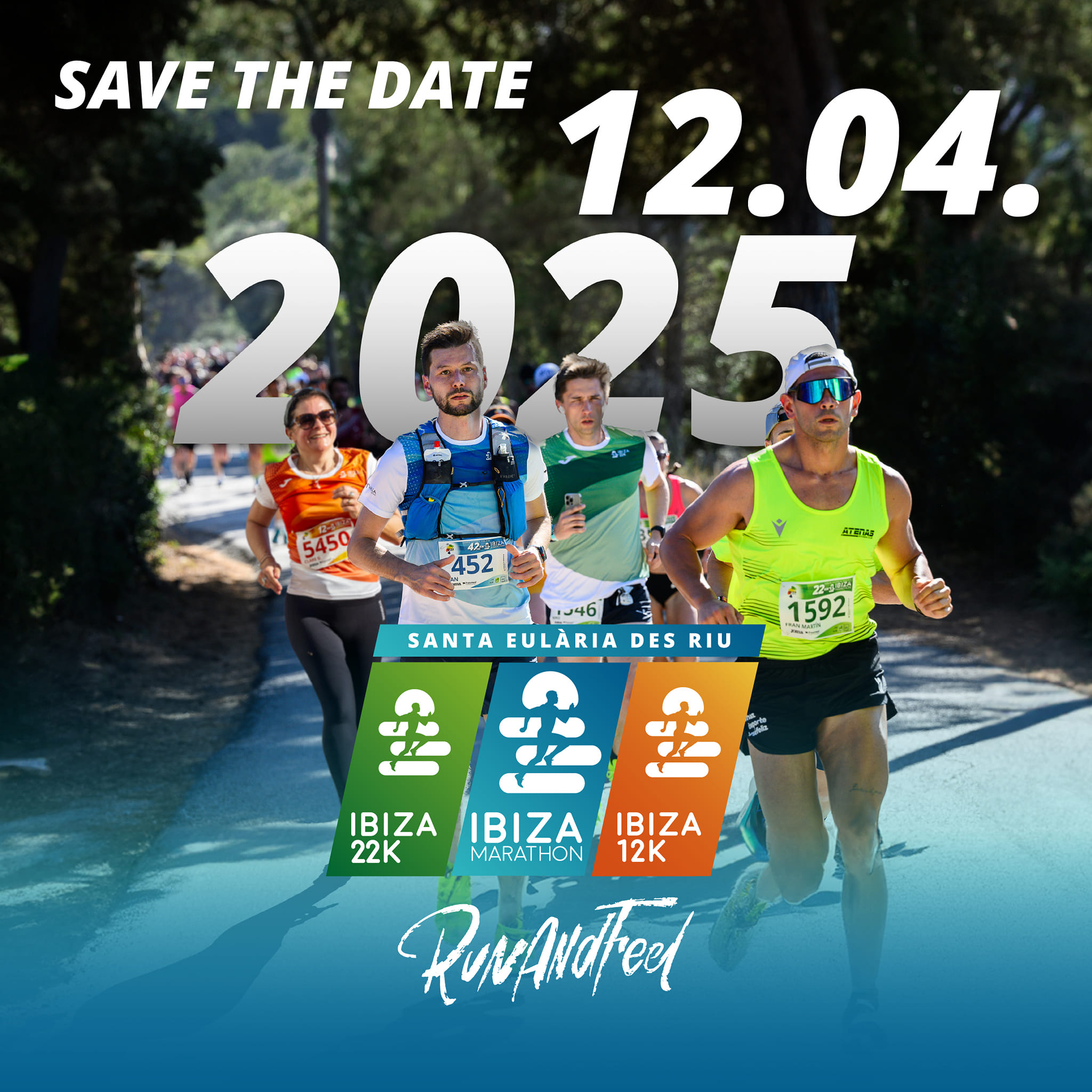 El próximo sábado 12 de abril, Ibiza será acoge uno de los eventos más importantes del calendario: el Santa Eulària Ibiza Marathon 2025