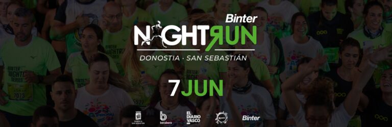 El próximo sábado 7 de junio, San Sebastián vivirá una noche mágica con la celebración de la segunda edición de la Binter NightRun Donostia