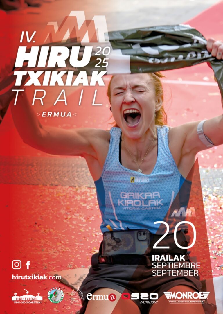 El próximo 20 de septiembr Ermua se convertirá en el epicentro del trail running con la celebración de la III edición de la Hiru Txikiak Trail