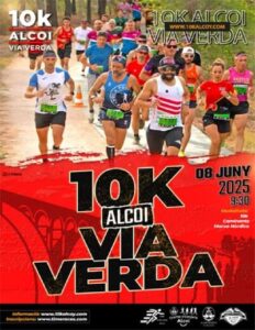 El próximo 8 de junio se celebrará una nueva edición de la 10K Alcoi Vía Verda, una de las pruebas más esperadas del calendario.