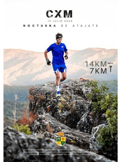 La VI Carrera Nocturna de Atajate – CxM Nocturna se celebrará el sábado 19 de julio de 2025 en el municipio de Atajate (Málaga)