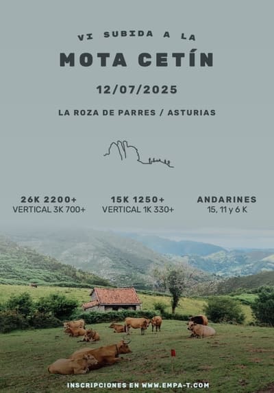 El próximo 12 de julio, el concejo asturiano de Parres acogerá una de las pruebas más esperadas del calendario: la VI Subida a la Mota Cetín.