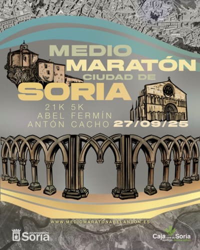 El 27 de septiembre Soria volverá a llenarse de deporte y pasión con la celebración del XL Medio Maratón Ciudad de Soria – Abel Antón.