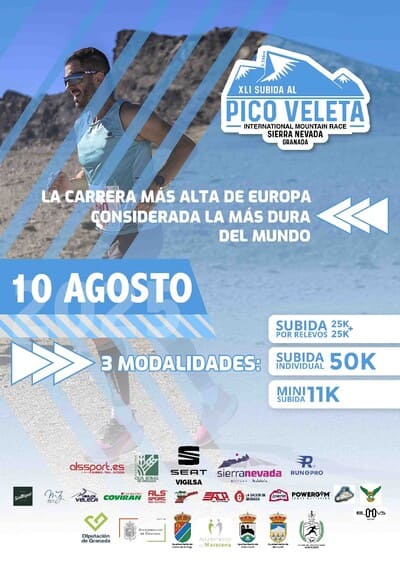 El domingo 10 de agosto se celebrará en Granada la XLI Subida al Pico Veleta, una de las pruebas de trail más emblemáticas de Europa.