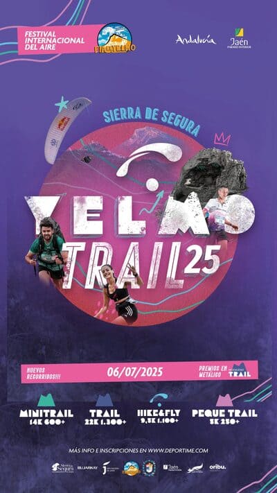El próximo domingo 6 de julio Cortijos Nuevos volverá a ser escenario de una de las pruebas más singulares: el XVII Trail FIA El Yelmo