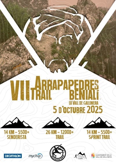 Benialí acoge una nueva edición de Arrapapedres, que se ha consolidado como una de las más esperadas del Circuito Trail de la Marina.