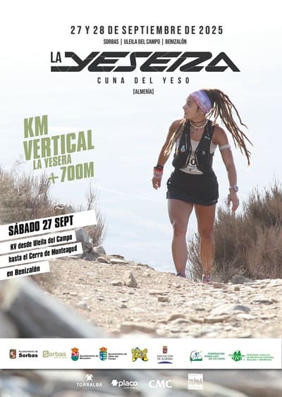 El próximo 27 de septiembre, la sierra de los Filabres será testigo de una nueva edición del KV La Yesera, una prueba de kilómetro vertical.
