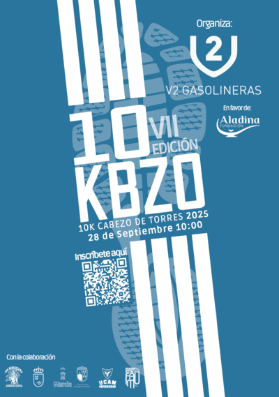 El próximo domingo 28 de septiembre de 2025 se celebrará en Cabezo de Torres (Murcia) la VII edición del 10K Cabezo de Torres