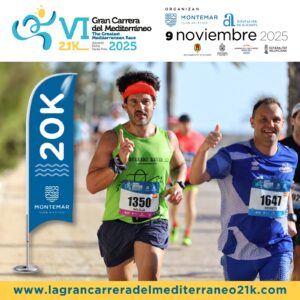 El próximo domingo 9 de noviembre de 2025, la provincia de Alicante acogerá la VII Gran Carrera del Mediterráneo 21K