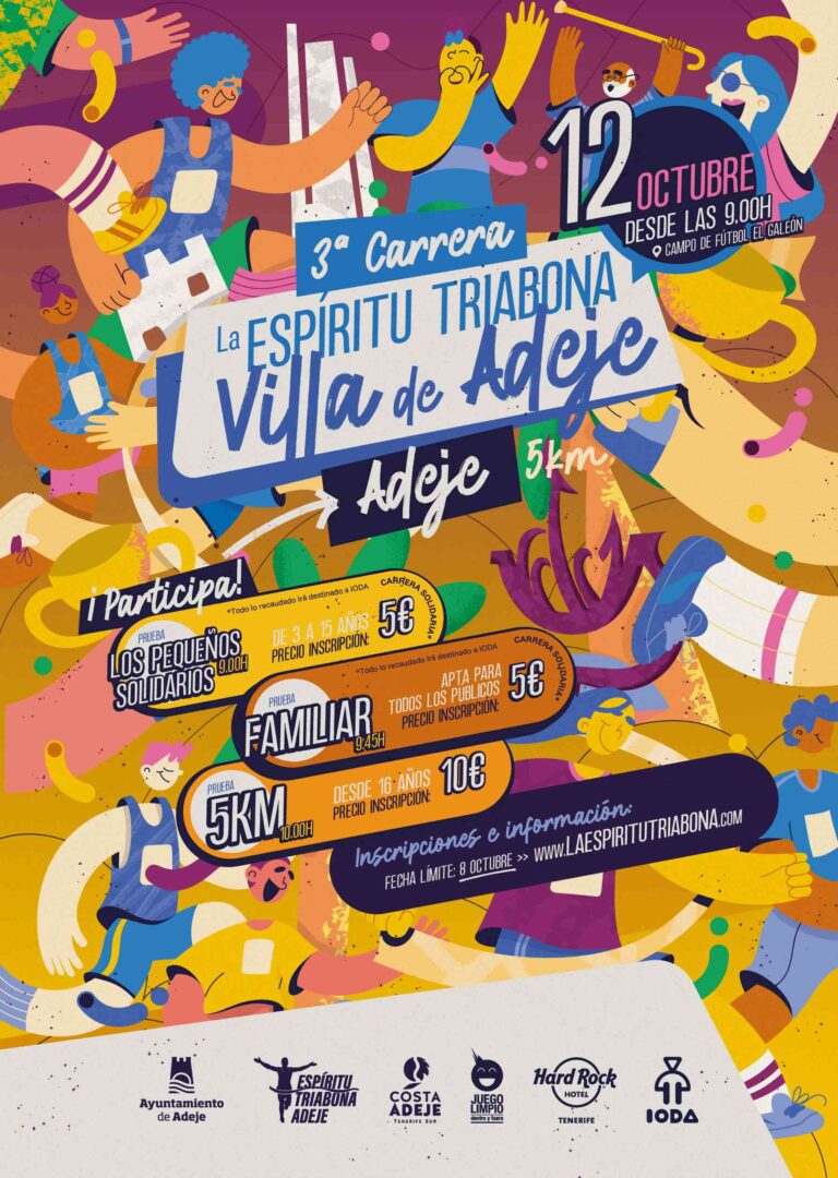 Adeje volverá a llenarse de energía, entusiasmo y espíritu deportivo con la celebración de la XI edición del Cross Popular Adeje