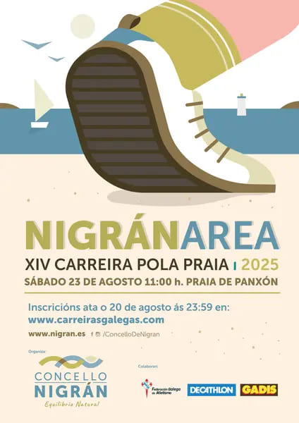 El próximo sábado 23 de agosto, Panxón, en el municipio pontevedrés de Nigrán, acogerá la XIV edición de la Nigrán Area