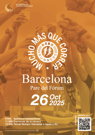El próximo 26 de octubre, Barcelona acoge una de las pruebas populares más originales y festivas del calendario: Beer Runners Barcelona