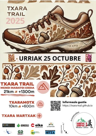 Markina-Xemein volverá a ser escenario de una de las pruebas más esperadas del trail running en Euskadi: la IV edición de la Txara Trail.