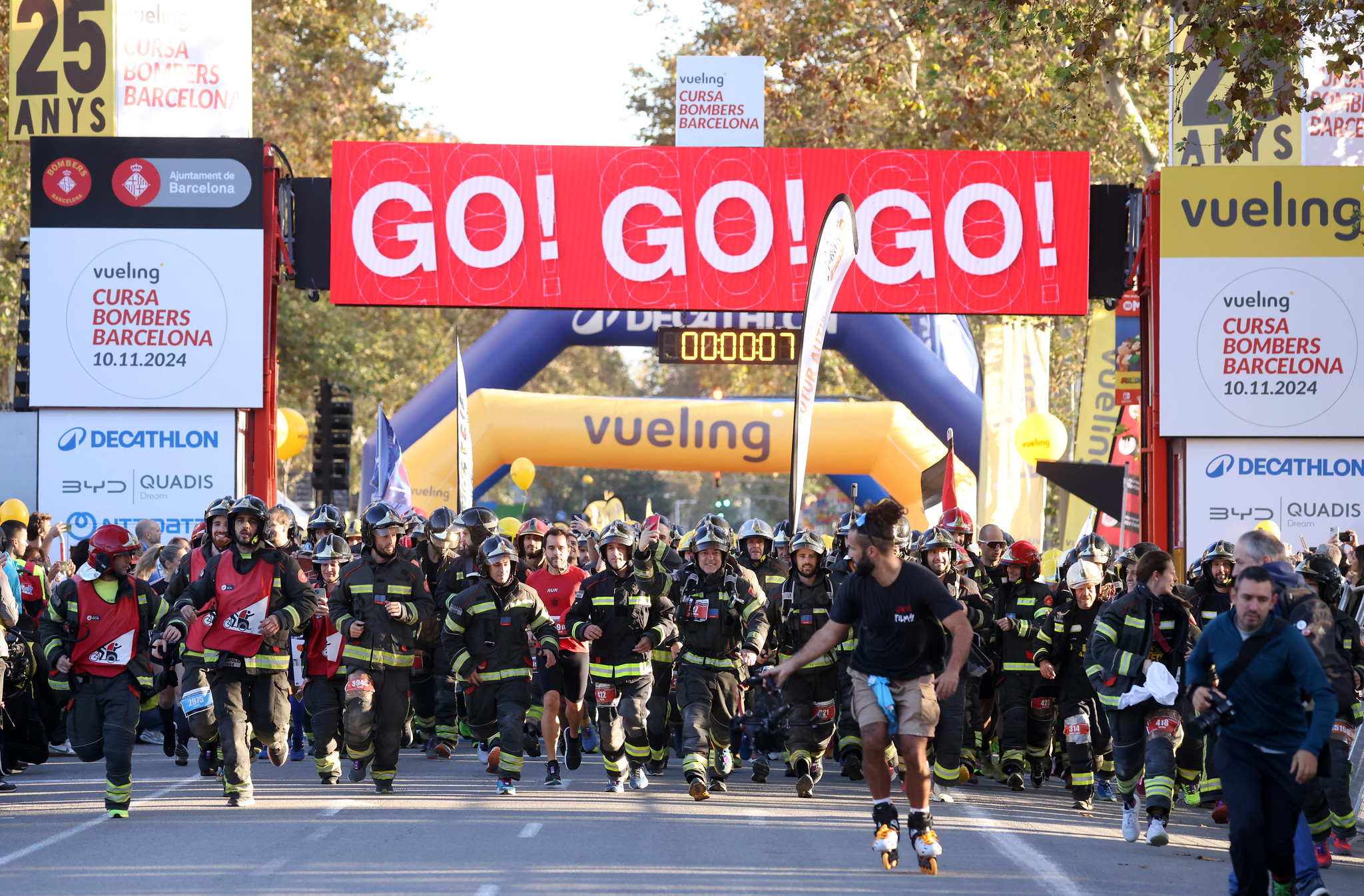 Barcelona se prepara para acoger una nueva edición de la Vueling Cursa Bombers Barcelona, que se celebrará el domingo 9 de noviembre