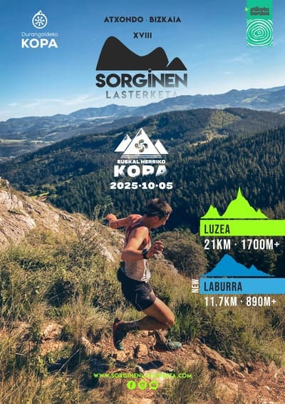Atxondo (Bizkaia) acoge la XVIII edición de la Sorginen Lasterketa, una de las pruebas de trail más emblemáticas del País Vasco.