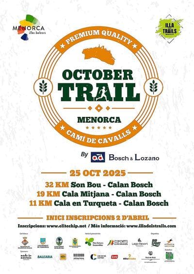 Hay carreras… y luego está la October Trail Menorca. Una de esas pruebas que no solo se corre con las piernas, sino también con los ojos