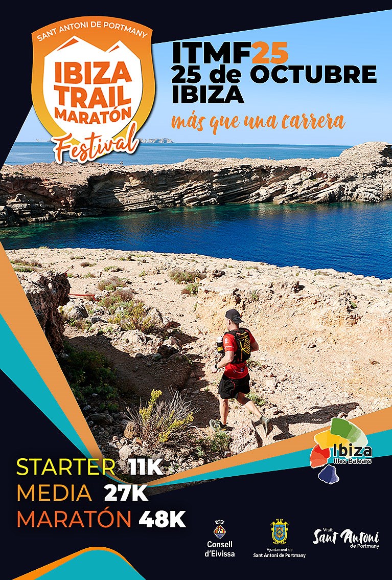 El próximo sábado 25 de octubre, la isla se convierte en el epicentro del trail con la XVII edición del Ibiza Trail Maratón Festival (ITMF25)