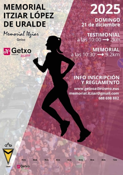 El Memorial Itziar López Uralde, que este año llega a su 41ª edición el próximo domingo 21 de diciembre en Getxo.