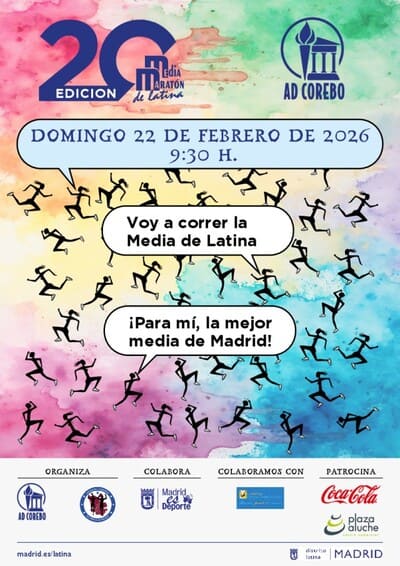 Hay carreras que son historia viva del atletismo. Y una de ellas es, sin duda, la Media Maratón de Latina, que en 2026 celebra su 20ª edición