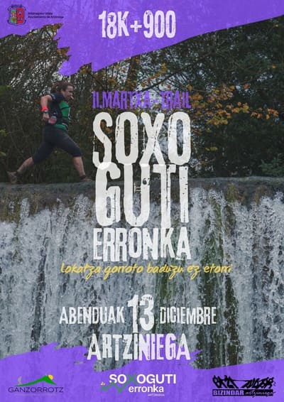Este mes de diciembre, Álava, se convierte en el epicentro del Trail Running con la celebración de la Soxoguti Erronka.