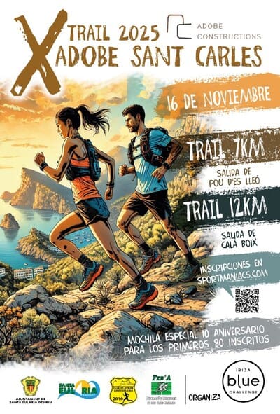 Este domingo 16 de noviembre de 2025, vuelve una de las carreras más especiales del calendario balear: la X Sant Carles Trail