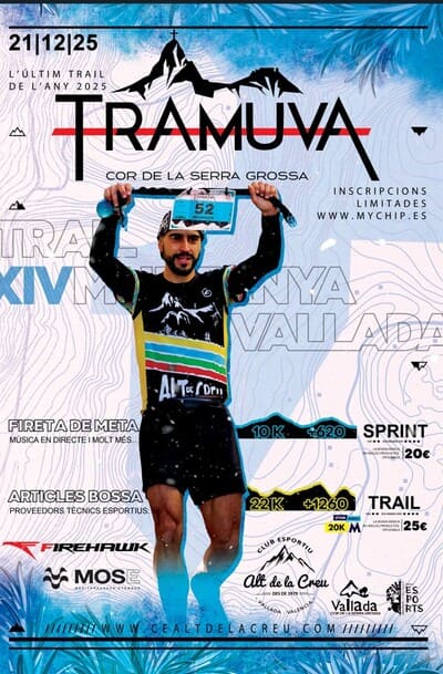 XIV Trail Muntanya de Vallada (TRAMUVA), una de esas pruebas que ya son tradición en el calendario del trail running valenciano